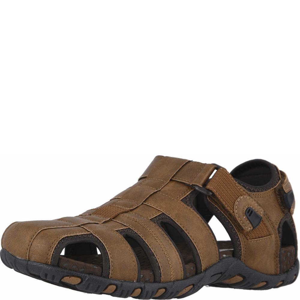Nunn Bush Men's Rio Bravo Fisherman Closed Toe Outdoor Sandal, Tan, 12
